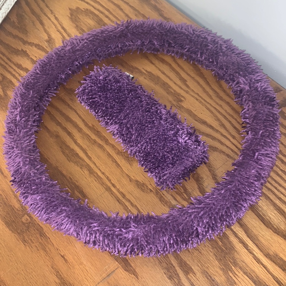 Steering wheel & seatbelt cover